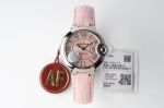 Ballon Bleu de Cartier serial number check 33MM Cal.076 Movement Pink Watch